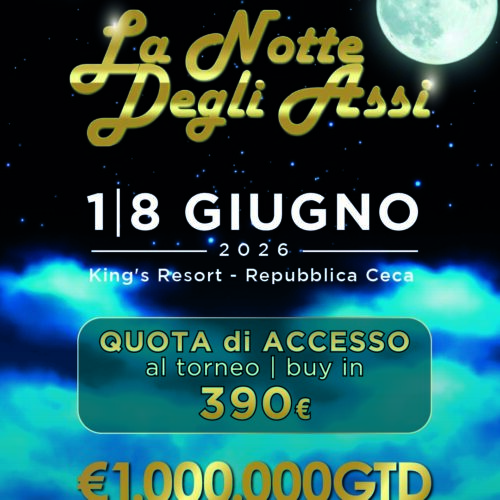 Torneo King's Resort: 1-8 giugno 2026
